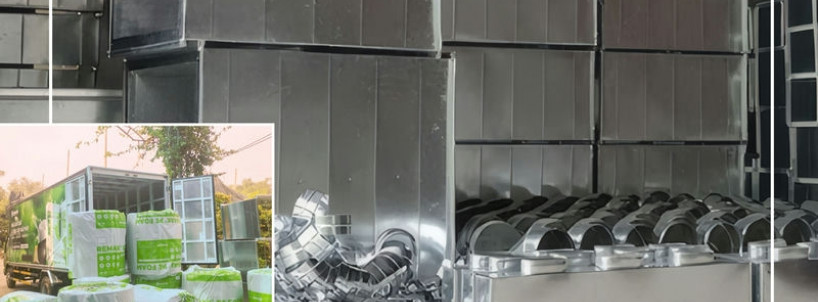 Xốp Cách Nhiệt Mặt Bạc Remak® PE-OPP Dán Dính Sẵn – Giải Pháp Bảo Ôn Ống Gió Số 1 Cho Nhà Thầu HVAC