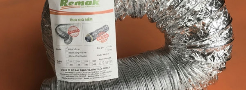 Ống gió mềm Remak - Giải pháp dẫn gió linh hoạt, cách nhiệt - cách âm hiệu quả cho mọi công trình