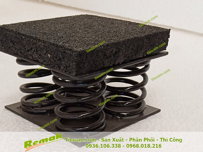 Lò xo giảm chấn cách âm sàn 3