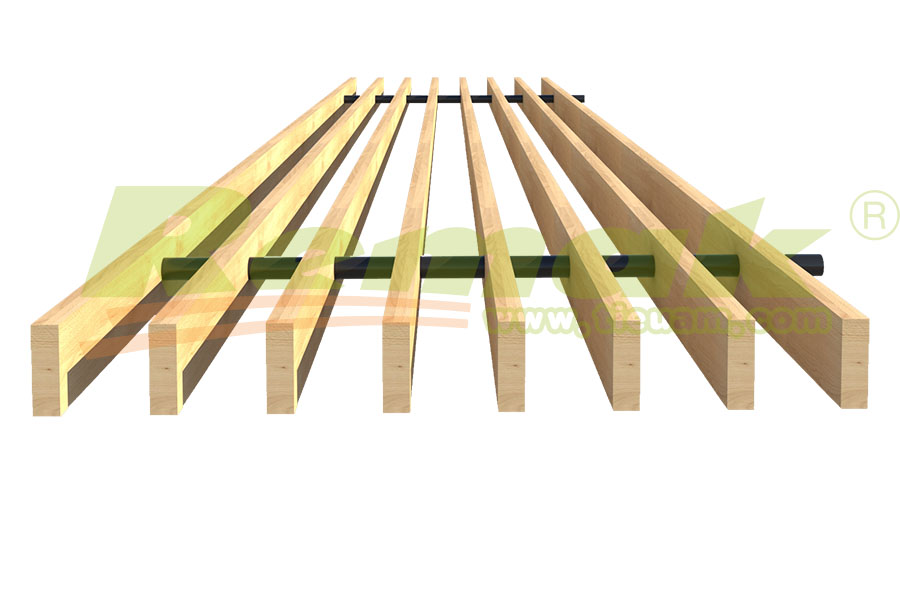 Gỗ tiêu âm trần Fineline Slats Open 3