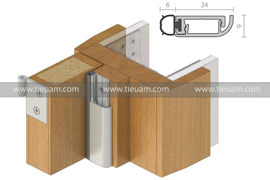 Nẹp cách âm khuôn cửa Jamb Seals AJS150-S15 0