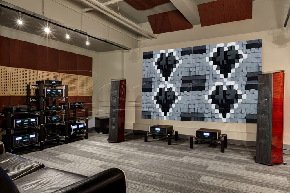 Combo viên gỗ thông Remak® Sound Diffuser cao cấp làm tranh tán âm nghệ thuật DIY 5