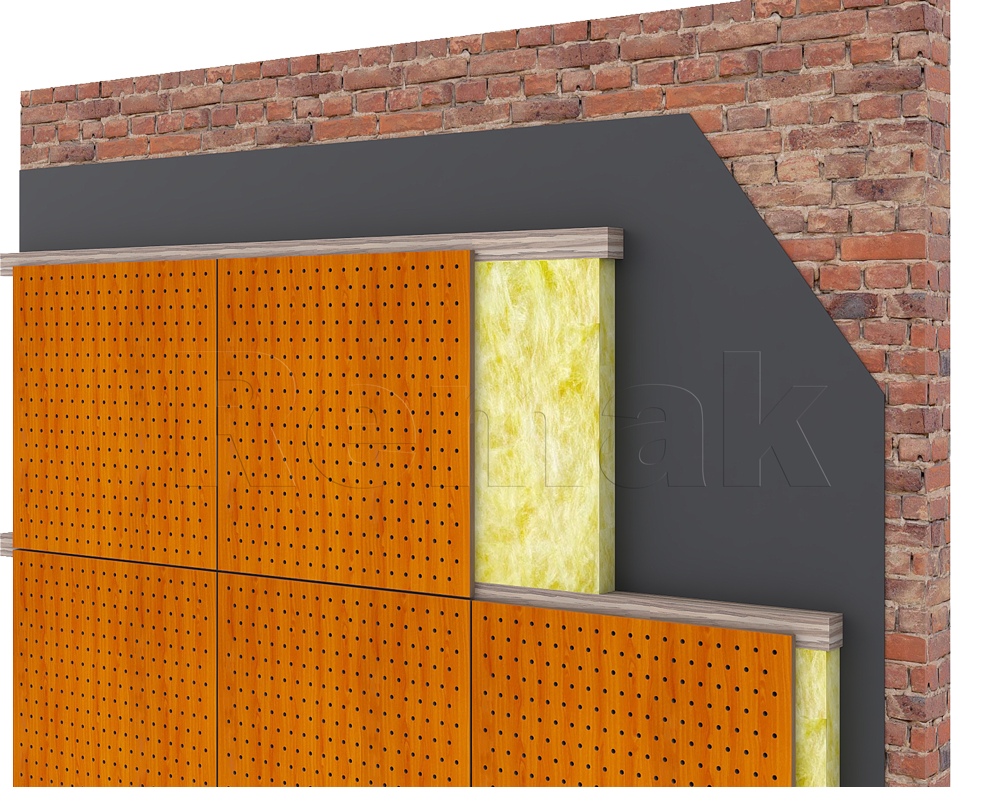 Cao su non ứng dụng trong cách âm, chống rung tường nhà