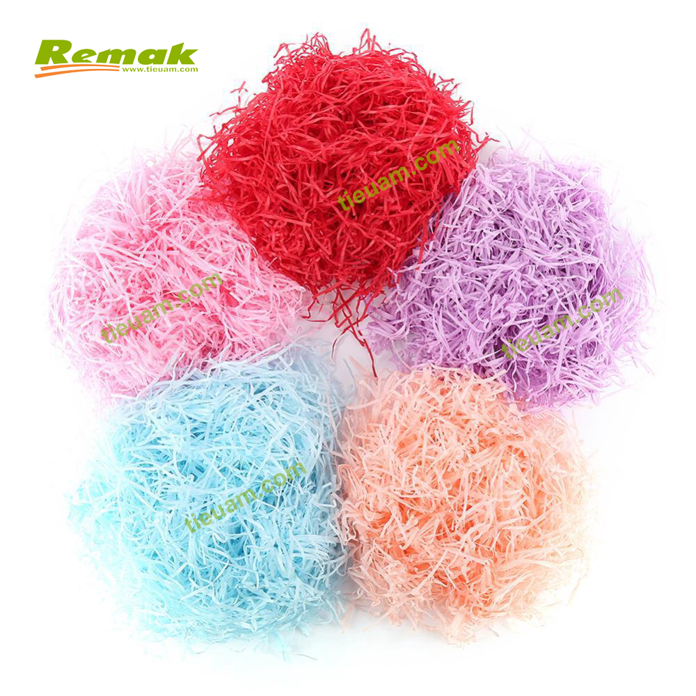 Sợi giấy vụn sử dụng trong đóng gói hàng hóa