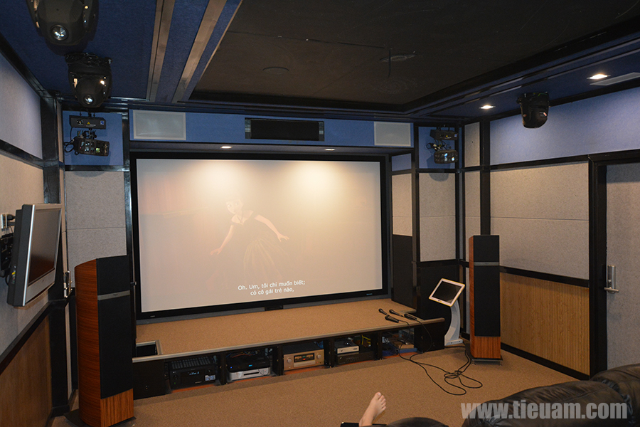 Thiết kế và thi công phòng xem phim gia đình - Ảnh 2